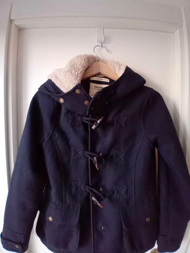 Chaqueta abrigo azul marino