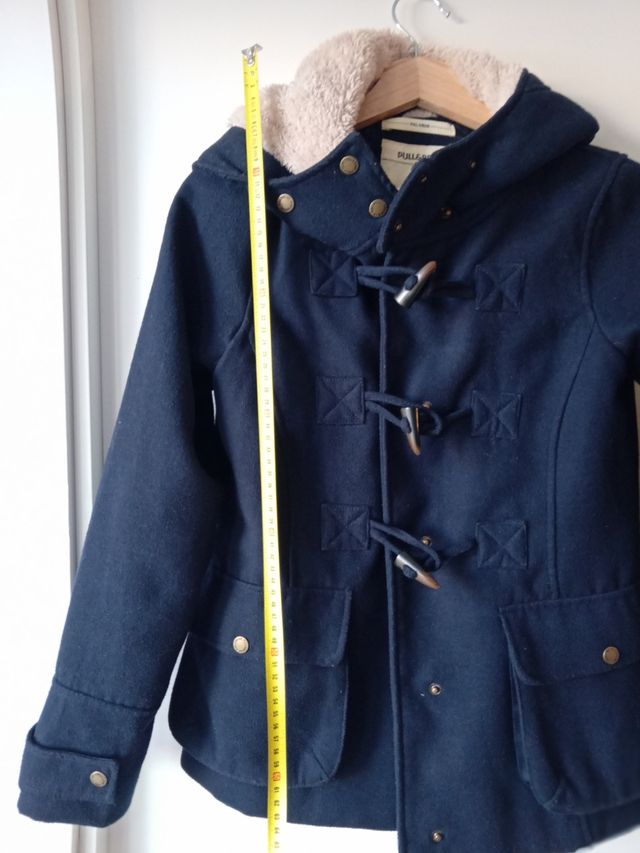 Chaqueta abrigo azul marino