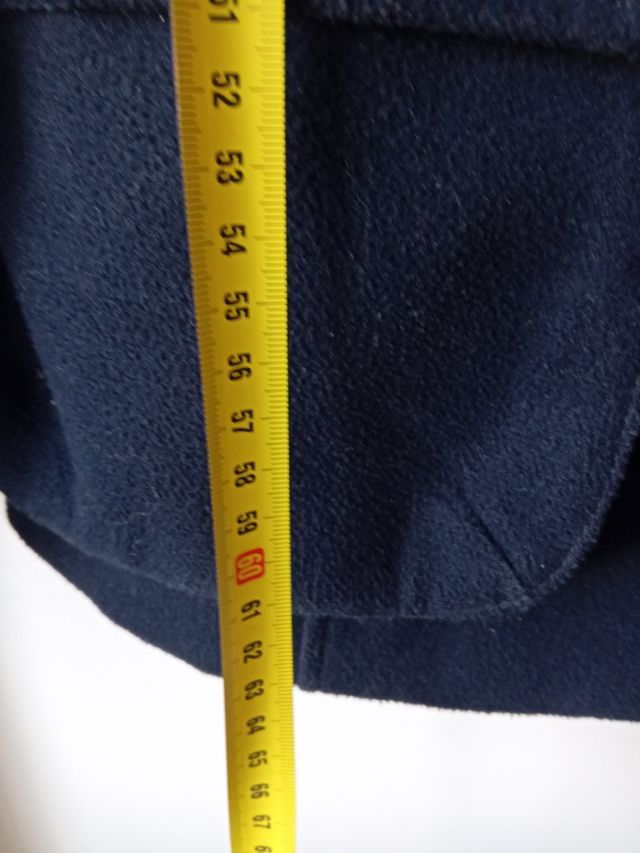 Chaqueta abrigo azul marino