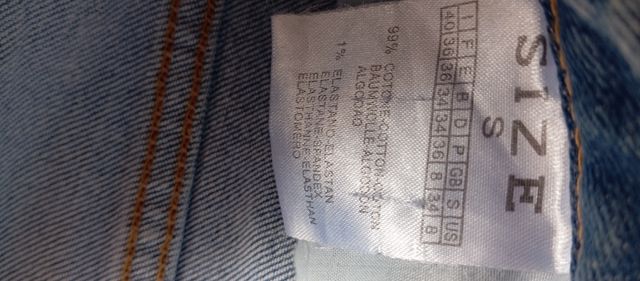 Jeans donna con strass