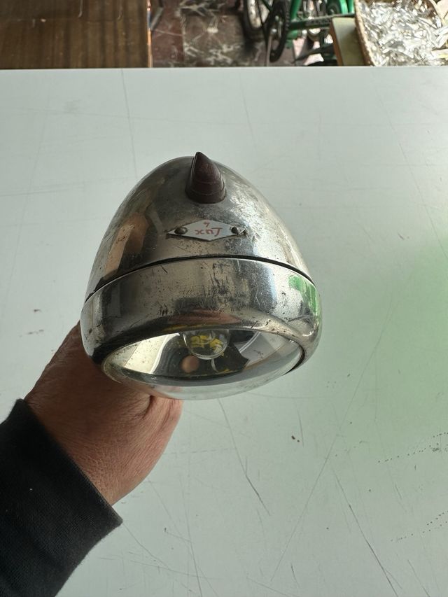 Antiguo Faro Lux 4 Bicicleta