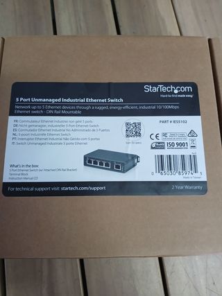 StarTech IES5102 - Switch industrial de 5 puertos