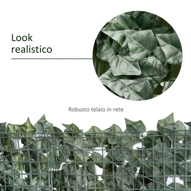 Rotolo di Siepe Artificiale per Balcone e Giardino