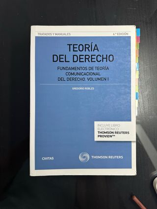 Teoría del derecho (Volumen I) 6° Edición.