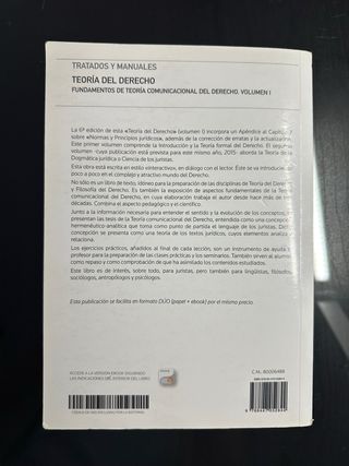 Teoría del derecho (Volumen I) 6° Edición.