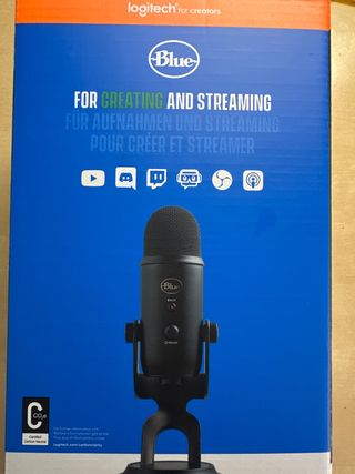 #1 Blue Yeti Logitech Micrófono Streaming Negro