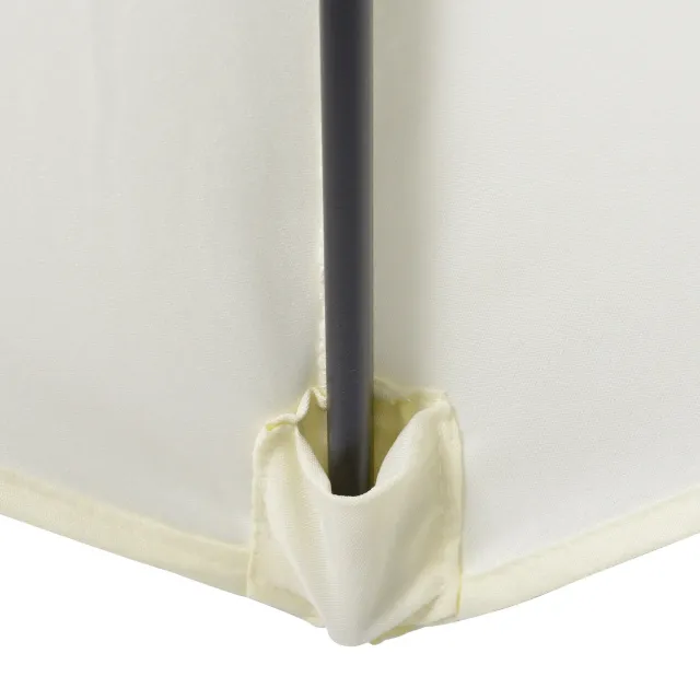 Ombrellone da Giardino 2x2m Rotondo con Palo Centr