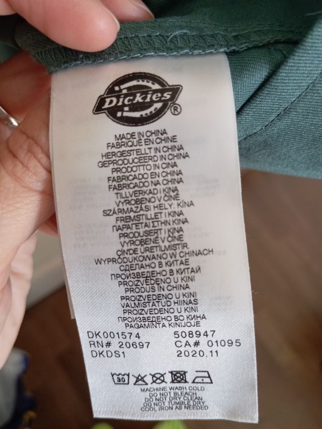 Camisa Dickies Verde Talla M