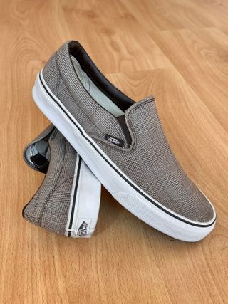 Zapatillas Vans 40, Slip-On Príncipe de Gales