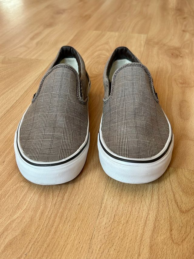 Zapatillas Vans 40, Slip-On Príncipe de Gales