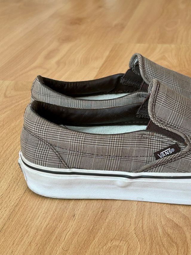 Zapatillas Vans 40, Slip-On Príncipe de Gales