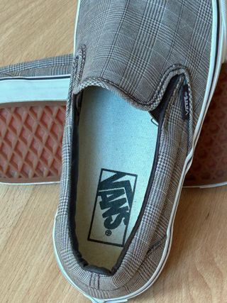 Zapatillas Vans 40, Slip-On Príncipe de Gales