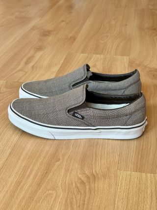 Zapatillas Vans 40, Slip-On Príncipe de Gales