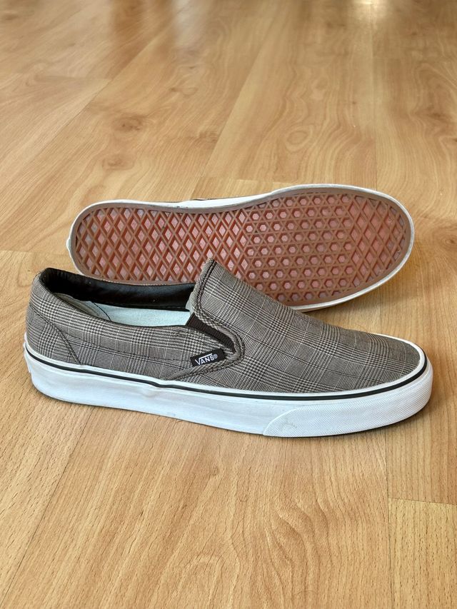 Zapatillas Vans 40, Slip-On Príncipe de Gales