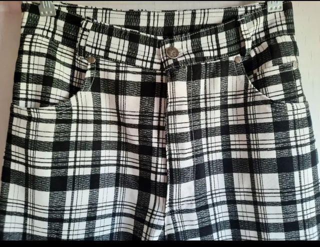 Pantalòn de mujer de cuadros