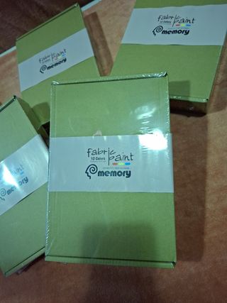 Pintura para tela Memory,12 colores.