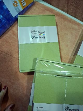 Pintura para tela Memory,12 colores.