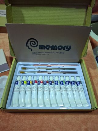 Pintura para tela Memory,12 colores.
