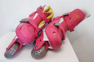Patines en línea rosas para niña Sport zone 34-37
