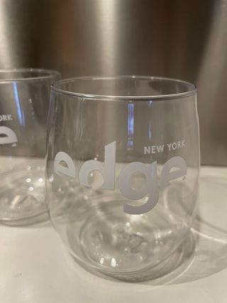 Bicchieri The Edge New York in plastica