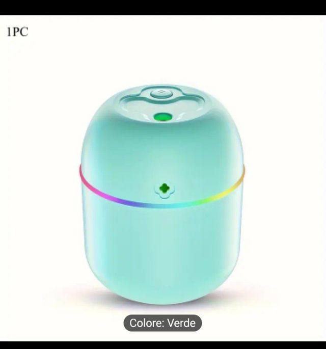 Profumatore Verde con Luce LED