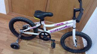 Bicicleta niña 16 sin frenos