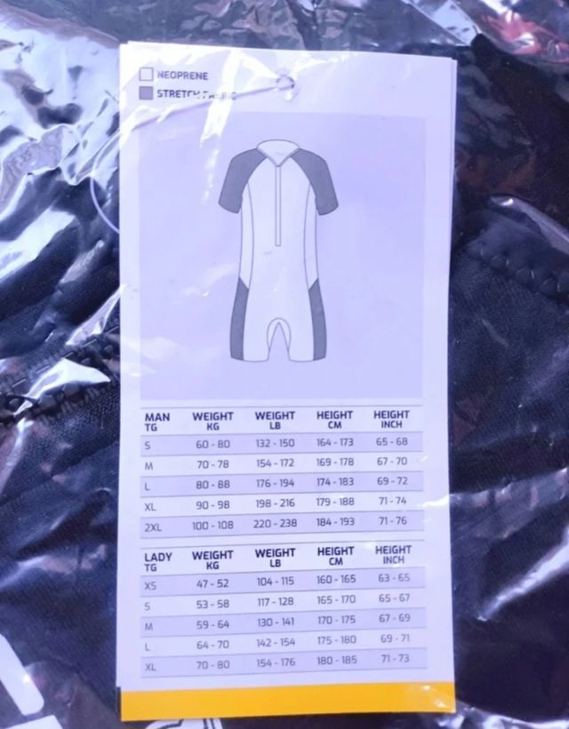 Traje Neopreno hombre Cressi Tiburón talla S/2