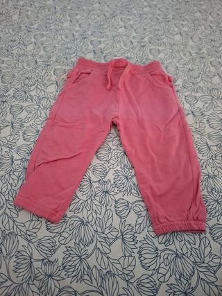 Pantalón chándal niña rosa