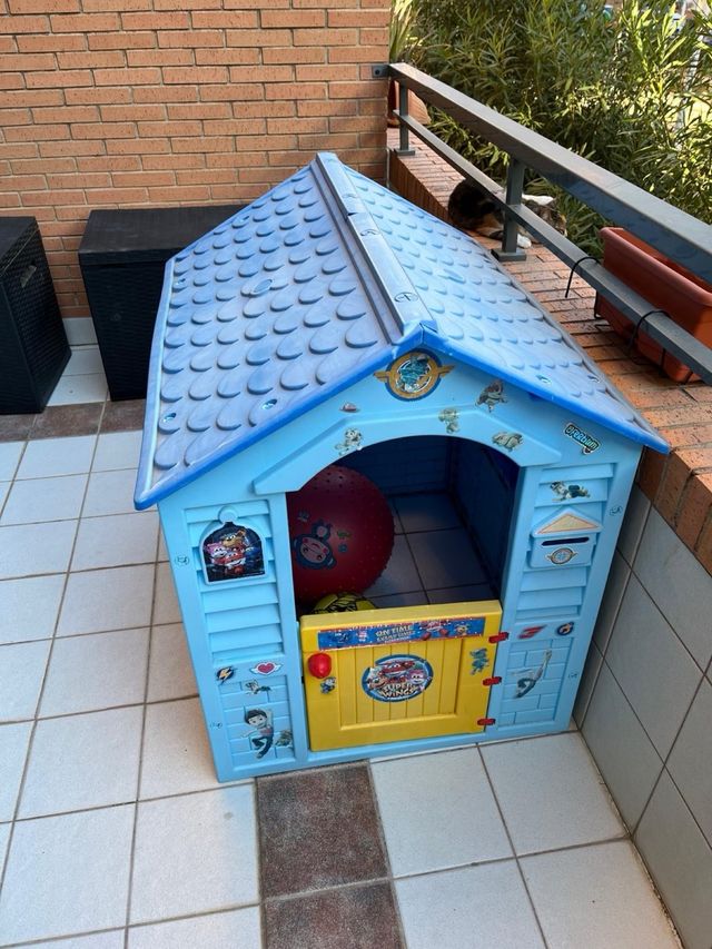 Casita infantil Super Wings azul