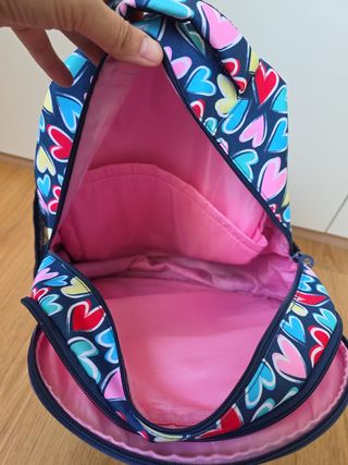 Mochila Sampack Corazones Multicolor
