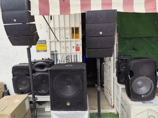 Subwoofer 1200w y 2 Arrays 600w