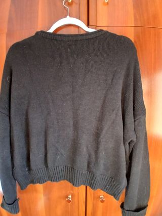 Jersey Stradivarius Negro Talla Única