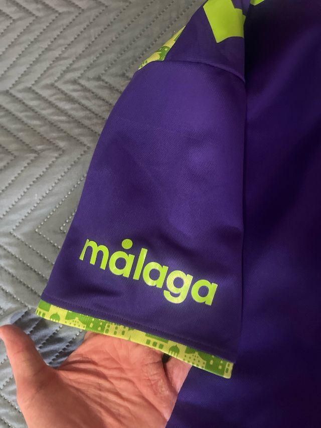 Camiseta Fútbol Málaga CF Hummel Talla M