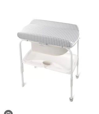 Bañera cambiador vichy gris Jane