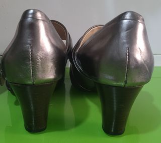 Zapatos Clarks Piel Metalizada Talla 38