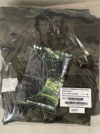Traje Tormenta Pixelado Boscoso completo Talla M