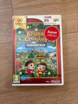 Juego Wii Animal Crossing: Let's Go to the City
