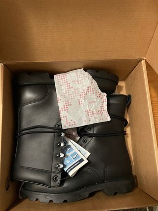 Botas de cuero negras militar talla 42 y 43