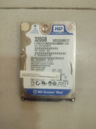 Disco Duro WD 320GB 2.5