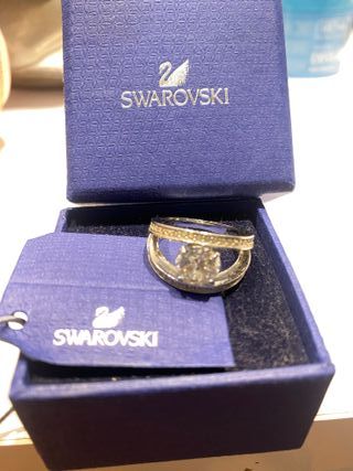 Anillo Swarovski Plata