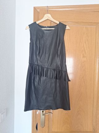 Vestido Negro Zara Talla L