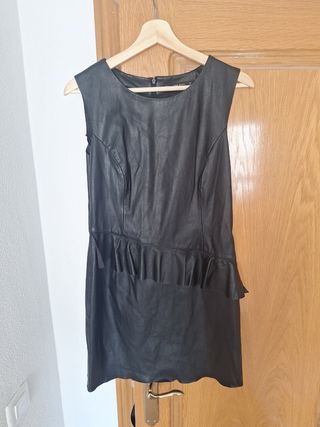 Vestido Negro Zara Talla L