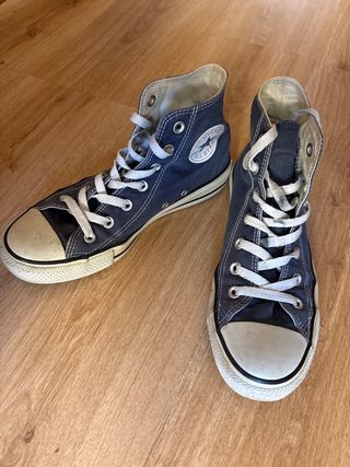 Converse azules altas