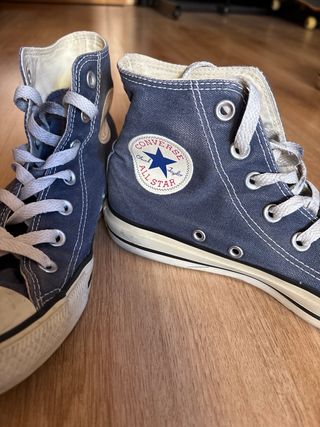 Converse azules altas