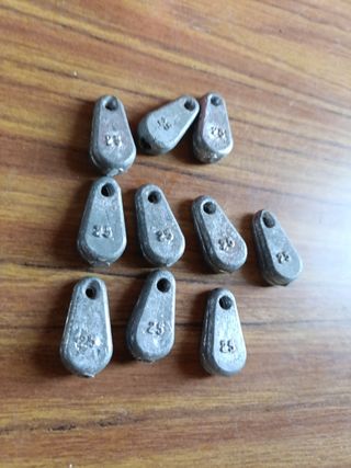 Plomos de pesca 25g