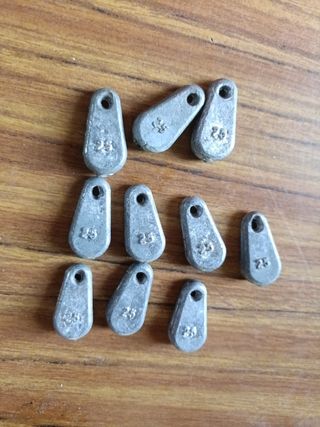 Plomos de pesca 25g
