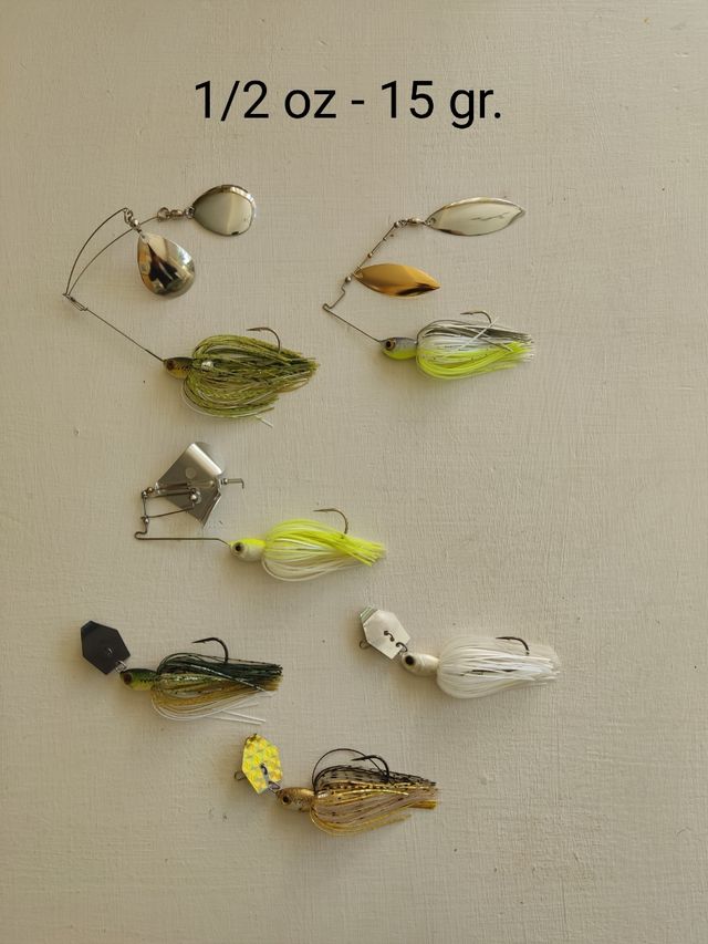 Lote 6 Señuelos Bass 1/2 oz