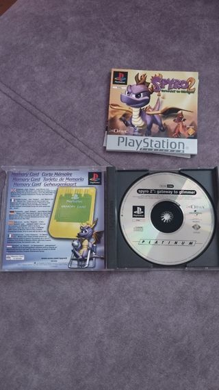 Spyro 2: Gateway to Glimmer PS1 Platinum