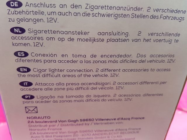 Aspirapolvere per auto Norauto 12V/70W