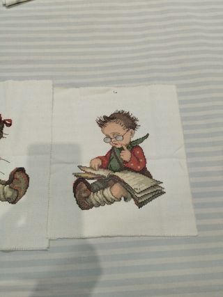 Tapiz bordado  , echo a mano  Medidas 25 x 33